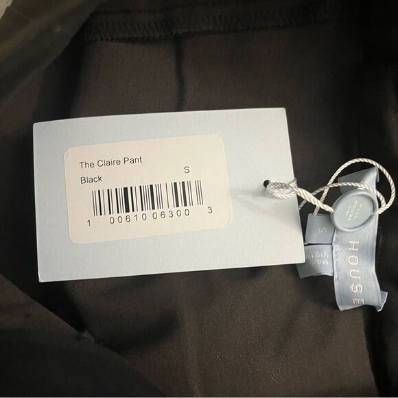 Hill House Black Stretch The Claire Cropped Pant Small NWT - Picture 10 of 13